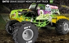 SMT10 Grave Digger Monster Jam Truck 1/10th Scale Electric - AX90055