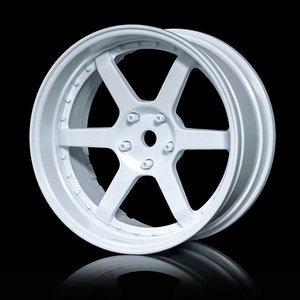 MST Adjustable Offset White 6 Spoke x4 - 102092W-wheels-and-tires-Hobbycorner