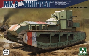 1/35 WWI Medium Tank MK a Whippet - TAK2025-model-kits-Hobbycorner