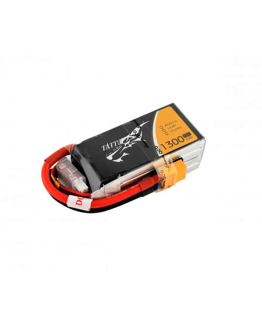 1300mAh 4S 75c 14.8v With XT60 - TA1300-4S75-R - Batteries, Chargers
