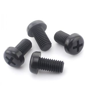 Nylon Screw - Philips - Black -  M3x8mm - x20-nuts,-bolts,-screws-and-washers-Hobbycorner