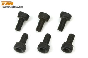 Screws -   M3.5 x 12mm Cap Head (6 pcs) -  123512C-nuts,-bolts,-screws-and-washers-Hobbycorner