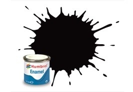 Enamel 85 Coal Black Satin - 14ml-paints-and-accessories-Hobbycorner