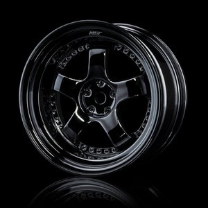 Silver Black SP1 Wheel+5mm 4 pack-wheels-and-tires-Hobbycorner