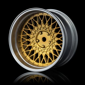 Adjustable Offset Chrome/Gold FS 501-wheels-and-tires-Hobbycorner