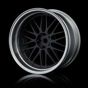 Adjustable Offset Chr/Blk 20spk-wheels-and-tires-Hobbycorner
