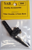 Tiller Arm - Double - 3/16 4.7mm Shaft