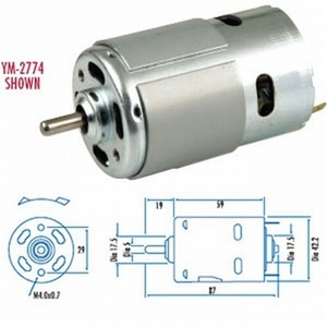 Standard (High Power) D.C. Motors 18800 - YM2774-electric-motors-and-accessories-Hobbycorner