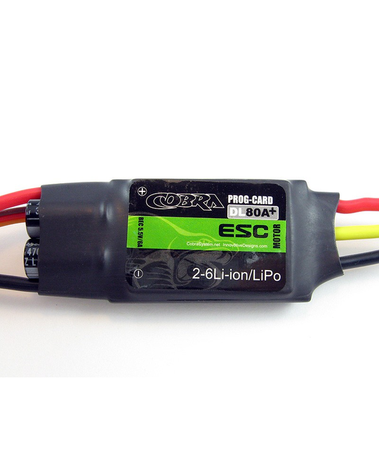 80A ESC with 6A Switching BEC