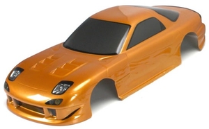 Body -  1/10 Touring / Drift -  190mm -  Painted -  no holes -  RX7 Gold -  503321GDA-rc---cars-and-trucks-Hobbycorner