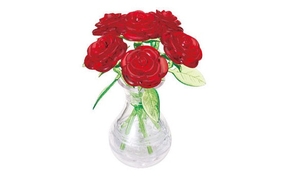 Six Roses in Vase-model-kits-Hobbycorner