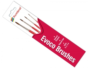 Evoco Brush Pack - Size 0/2/4/6-paints-and-accessories-Hobbycorner