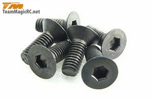 Screws -  Flat Head -  M3.5 x 10mm (6 pcs) -  123510-nuts,-bolts,-screws-and-washers-Hobbycorner