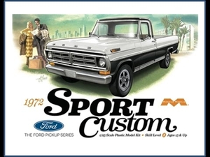 1/25 1972 Ford Sport Custom Pickup-model-kits-Hobbycorner