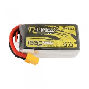 R-Line Version 3.0 1550mAh 14.8V 4S1P 120C Lipo with XT60 Plug-batteries-and-accessories-Hobbycorner