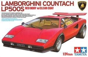 1/24 Countach LP500S Red Plated-model-kits-Hobbycorner