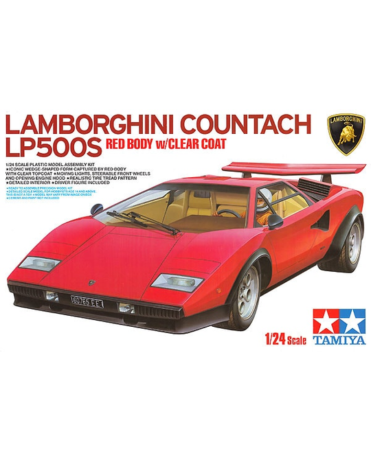 1/24 Countach LP500S Red Plated