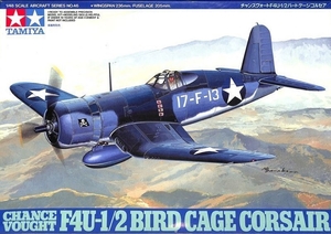 Tamiya - 1/48 Chance Vought F4U-1/2 Bird Cage Corsair - 61046-model-kits-Hobbycorner