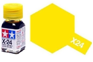 X-24 Enamel Paint - Clear Yellow - 10ml - 8024-paints-and-accessories-Hobbycorner