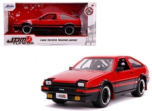 1/24 Toyota Trueno 1986 (AE86) Red - 99577 -dicast-models-Hobbycorner