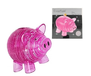 Pink Piggy Bank - 5833-model-kits-Hobbycorner