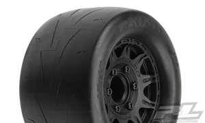 Prime 2.8" Street Tires Mounted on Raid Black 6x30 Removable Hex Wheels - 10116-10-wheels-and-tires-Hobbycorner