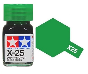 Enamel - X-25 Clear Green - 8025-paints-and-accessories-Hobbycorner