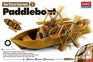 Leonardo Da Vinci’s Paddleboat Snap Kit - 18130-model-kits-Hobbycorner