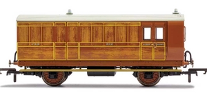 GNR, 4 Wheel Coach, Brake Baggage, 836 - Era 2 - R40060-trains-Hobbycorner