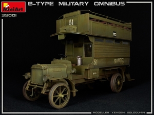 1/35 B-Type Military Omnibus - 39001-model-kits-Hobbycorner
