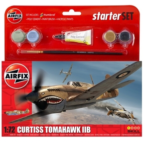 1/72 Curtiss Tomahawk IIB Small Starter Set - A55101-model-kits-Hobbycorner
