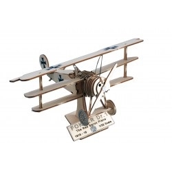 Wood Fokker Dr1 Triplane - 30220-model-kits-Hobbycorner