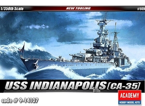 1/350 USS CA-35 Indianapolis-model-kits-Hobbycorner