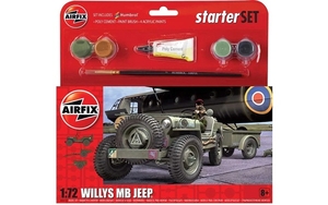 SML Starter Set Willys Jeep-model-kits-Hobbycorner