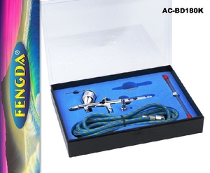 Basic Gravity Fed Airbrush with All Accessories-paints-and-accessories-Hobbycorner