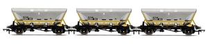 HFA Hopper Wagons, Three Pack, BR Coal Sector - Era 8-trains-Hobbycorner