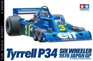 1/20 Tyrell P34 Japan GP '76 w/PE Parts-model-kits-Hobbycorner