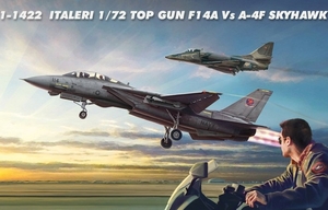 1/72 Top Gun F14A Vs A-4F Skyhawk - 1-1422-model-kits-Hobbycorner