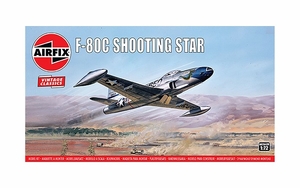 1/72 Lockheed F-80C Shooting Star - A02043V-model-kits-Hobbycorner