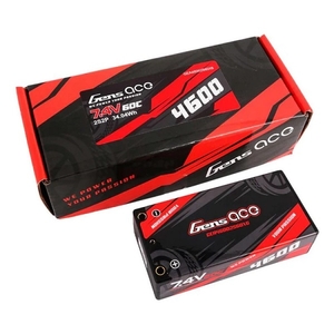 4600mAh 7.4v 120C Shorty Lipo Battery with 4mm Bullet -batteries-and-accessories-Hobbycorner