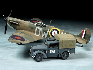 1/48 Supermarine Spitfire Mk.1 and Utility Car - 25211-model-kits-Hobbycorner