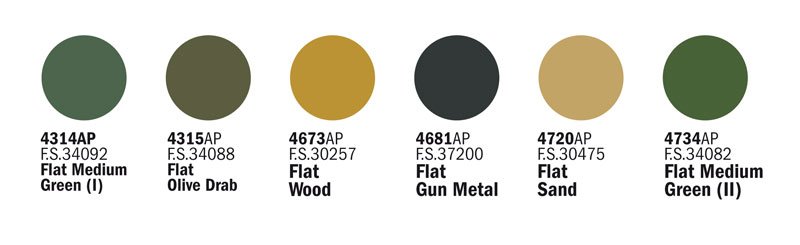 WWll Military Allied Army 440AP 1 440AP Italeri Paints And wwll-military-allied-army-440ap-1-440ap-italeri-paints-and