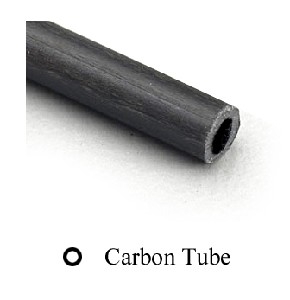 CARBON FIBRE TUBE .19(4.7MM) 1PC -  7.5722-building-materials-Hobbycorner