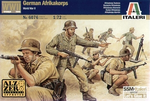 1/72 WWII German AFRIKA CORPS - 6076-model-kits-Hobbycorner