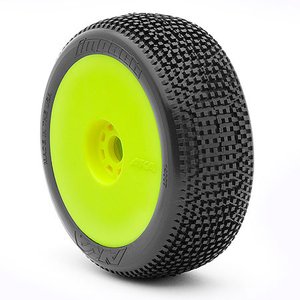 1:8 Buggy -  Impact -  Super Soft -  Pre- Mounted -  Yellow -  14007VRY-wheels-and-tires-Hobbycorner