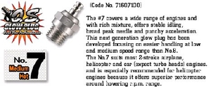 NO.7 GLOW PLUG ( MEDIUM HEAT ) -  71607100- 12 -  71607100/12-engines-and-accessories-Hobbycorner