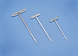 Nickel Plated T- Pins 1- 1/2" (100pc) -  10- 254-du-bro-Hobbycorner