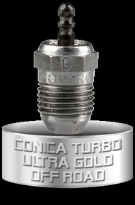 Conical Turbo Gold Glowplug for ambient temperature -  C5TGC-engines-and-accessories-Hobbycorner