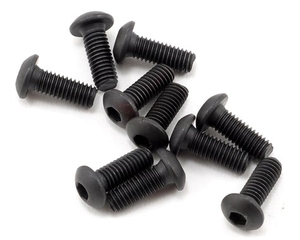 Button Head Screws, M3 x 8mm (10) -  TLR5902-nuts,-bolts,-screws-and-washers-Hobbycorner