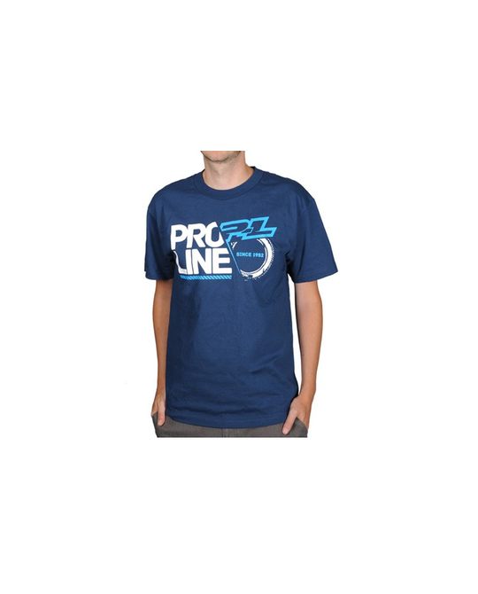 Pro- Line Stacked Dark Blue T- Shirt -  X- Large -  9997- 04